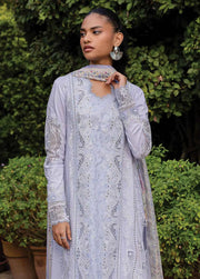 Qalamkar Qline Embroidered Lawn Unstitched 3Pc Suit QM-17 LYLA