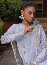 Qalamkar Qline Embroidered Lawn Unstitched 3Pc Suit QM-17 LYLA