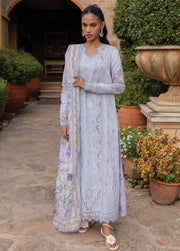 Qalamkar Qline Embroidered Lawn Unstitched 3Pc Suit QM-17 LYLA