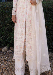Qalamkar Qline Embroidered Lawn Unstitched 3Pc Suit QM-18 FEEHA