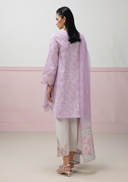 Qalamkar QPrints Embroidered Lawn Unstitched 3Pc Suit QQP-10A Josee