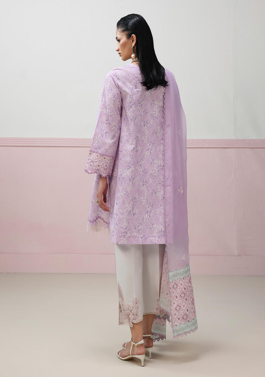 Qalamkar QPrints Embroidered Lawn Unstitched 3Pc Suit QQP-10A Josee