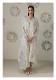 Qalamkar QPrints Embroidered Lawn Unstitched 3Pc Suit QQP-01B Ameena