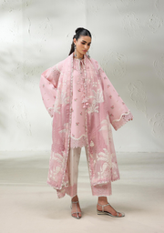 Qalamkar QPrints Embroidered Lawn Unstitched 3Pc Suit QQP-02A Rimah