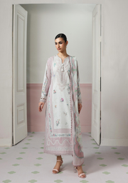 Qalamkar QPrints Embroidered Lawn Unstitched 3Pc Suit QQP-05A Minal