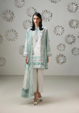 Qalamkar QPrints Embroidered Lawn Unstitched 3Pc Suit QQP-05B Rasha