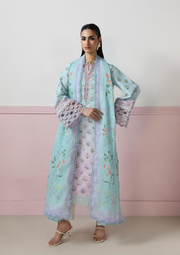 Qalamkar QPrints Embroidered Lawn Unstitched 3Pc Suit QQP-07A Arden
