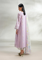 Qalamkar QPrints Embroidered Lawn Unstitched 3Pc Suit QQP-08B Elsie