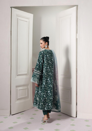 Qalamkar QPrints Embroidered Lawn Unstitched 3Pc Suit QQP-09B Diane