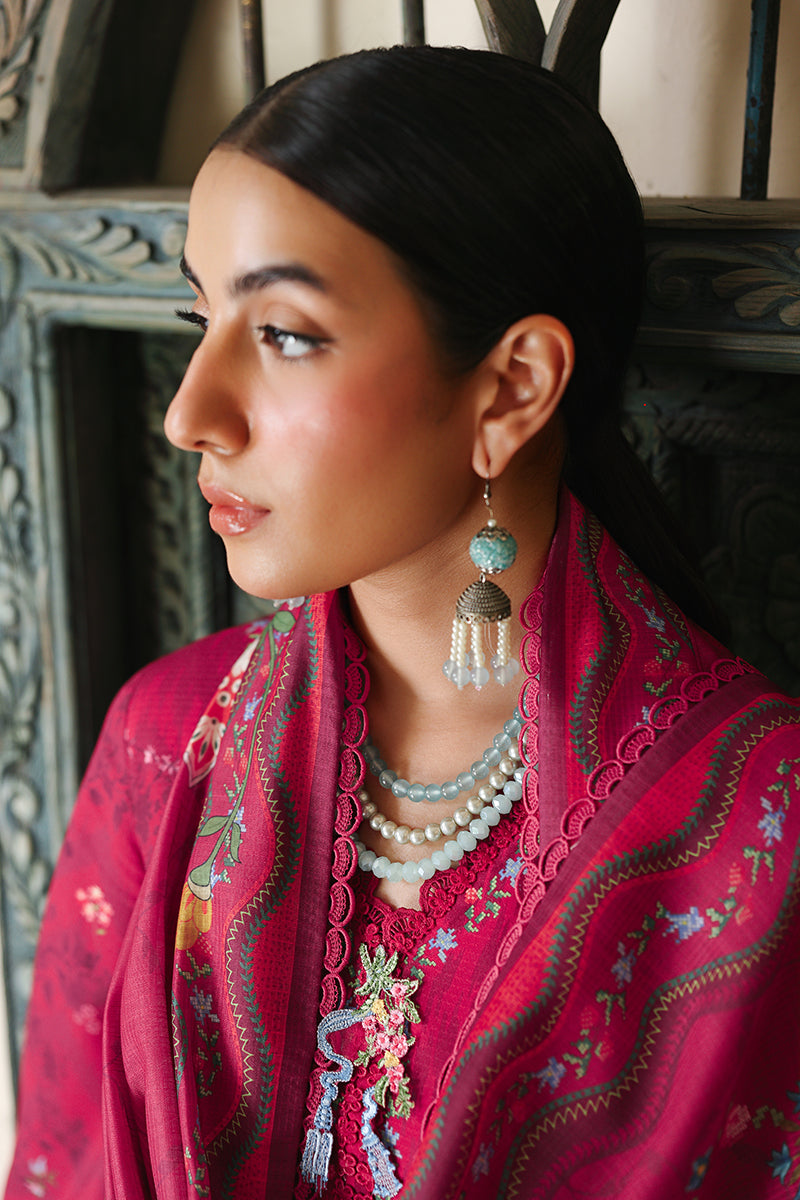 Qalamkar QPrints Unstitched Jacquard Weaved 3Pc Suit QW-02A MIREL
