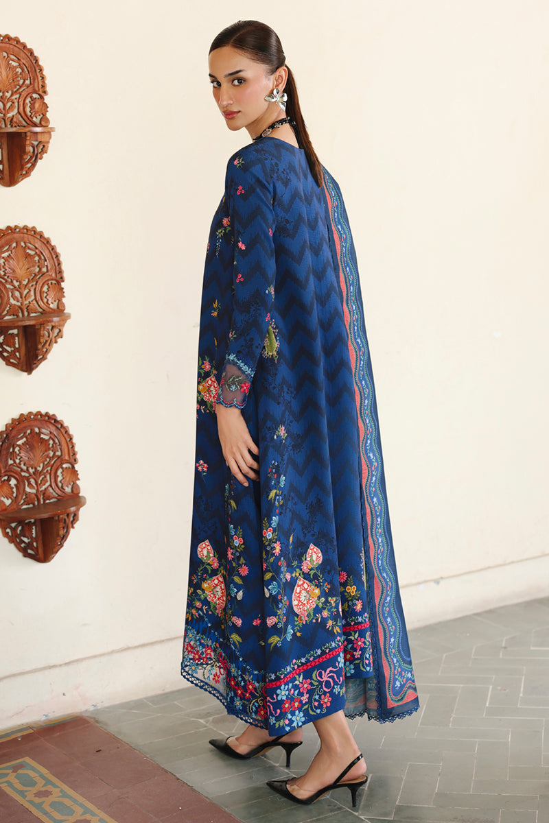 Qalamkar QPrints Unstitched Jacquard Weaved 3Pc Suit QW-02B SILAS