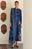 Qalamkar QPrints Unstitched Jacquard Weaved 3Pc Suit QW-02B SILAS