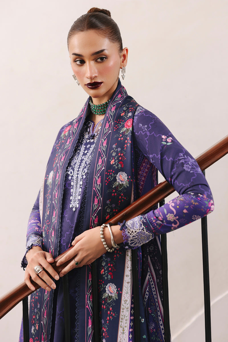 Qalamkar QPrints Unstitched Jacquard Weaved 3Pc Suit QW-03B VANNA