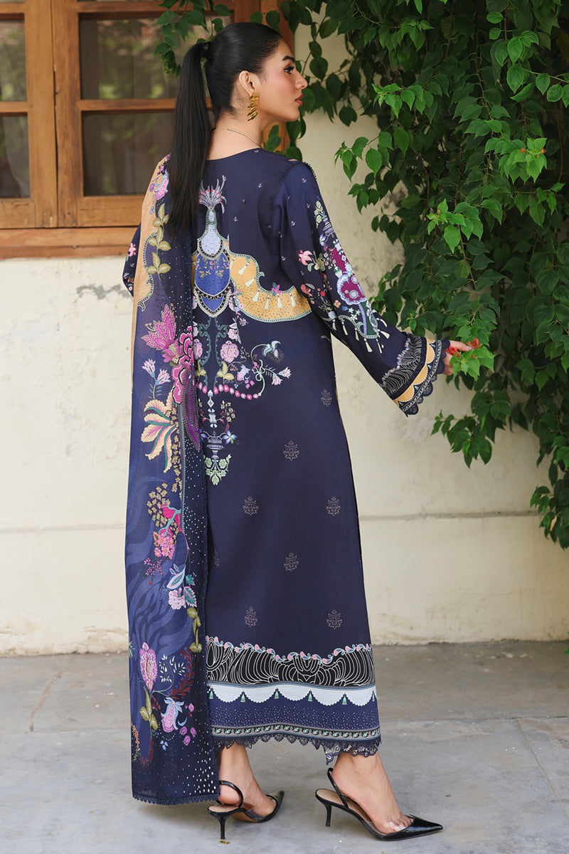 Qalamkar QPrints Unstitched Jacquard Weaved 3Pc Suit QW-04A ALLAN