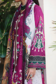 Qalamkar QPrints Unstitched Jacquard Weaved 3Pc Suit QW-04B LACEY