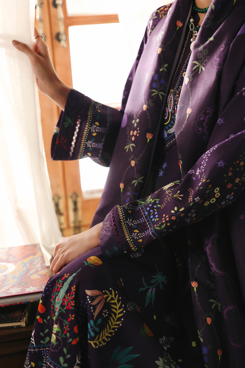 Qalamkar QPrints Unstitched Jacquard Weaved 3Pc Suit QW-05A ELIAN