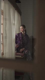 Qalamkar QPrints Unstitched Jacquard Weaved 3Pc Suit QW-05A ELIAN