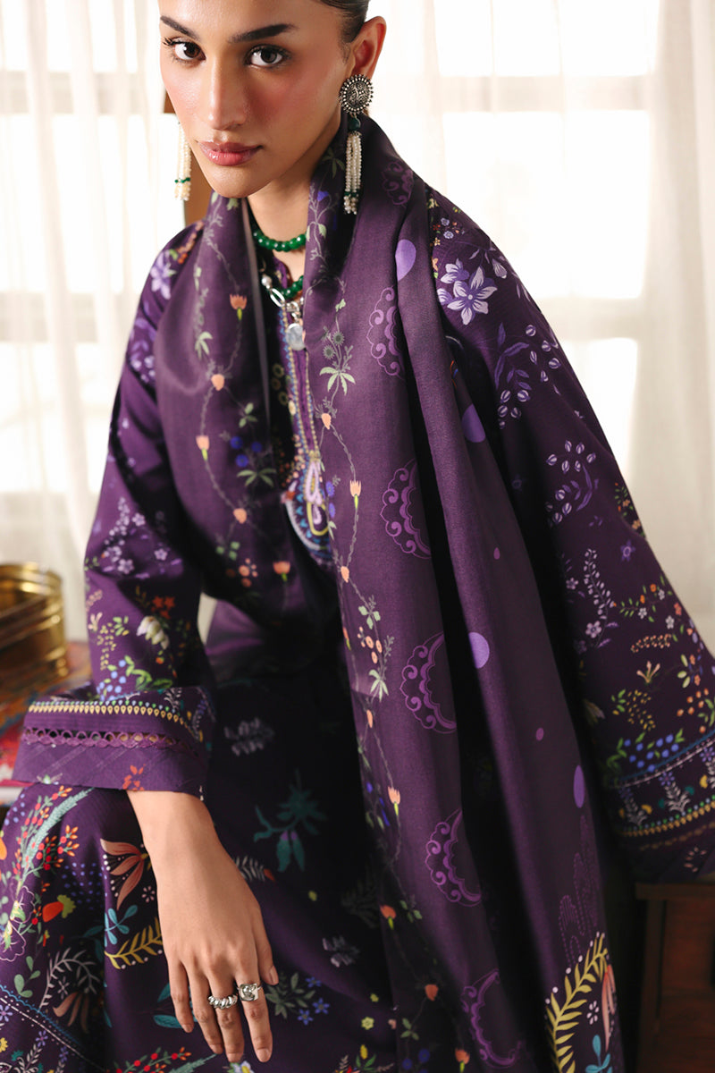 Qalamkar QPrints Unstitched Jacquard Weaved 3Pc Suit QW-05A ELIAN