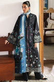 Qalamkar QPrints Unstitched Jacquard Weaved 3Pc Suit QW-06B SKYE