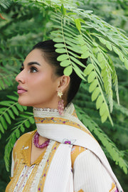 Qalamkar QPrints Unstitched Jacquard Weaved 3Pc Suit QW-07A CELINA