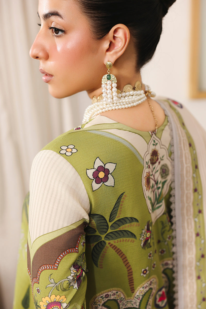 Qalamkar QPrints Unstitched Jacquard Weaved 3Pc Suit QW-07B TAHLIA