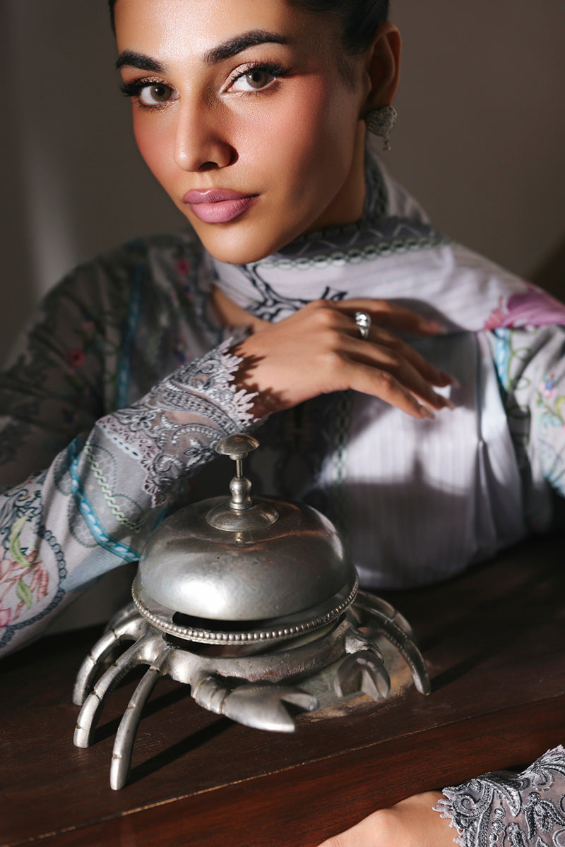 Qalamkar QPrints Unstitched Jacquard Weaved 3Pc Suit QW-08A MARLA