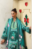 Qalamkar QPrints Unstitched Jacquard Weaved 3Pc Suit QW-08B ANIKA