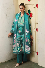 Qalamkar QPrints Unstitched Jacquard Weaved 3Pc Suit QW-08B ANIKA
