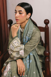 Qalamkar QPrints Unstitched Jacquard Weaved 3Pc Suit QW-09A KHANZA