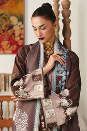 Qalamkar QPrints Unstitched Jacquard Weaved 3Pc Suit QW-09B RABELLA