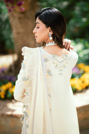 Qalamkar Luxury Lawn Unstitched Embroidered 3Pc Suit SB-09 Adeena