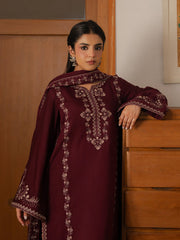 Virsa by Cinq Embroidered Karandi Unstitched 3Pc Suit - QISSA