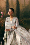 Afrozeh La Fuchsia Embroidered Organza Unstitched 3Pc Suit - Queen