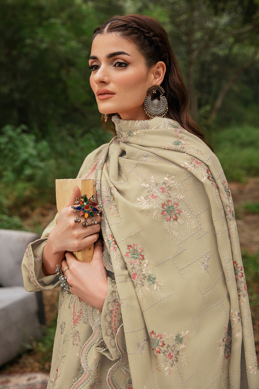 Ramsha Reet Vol-09 Embroidered Karandi Unstitched 3Pc Suit R-910