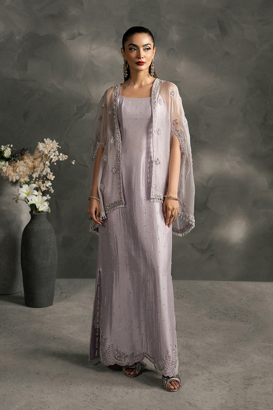 Zariya Anahira Ready to Wear Butter Silk 2Pc Suit ZB50084 RAAHA