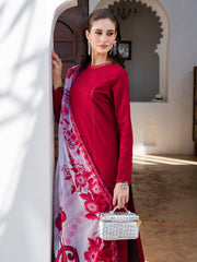 Dareen by IZEL Embroidered Luxury Lawn Unstitched 3Pc Suit - Rangrez
