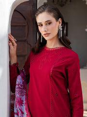 Dareen by IZEL Embroidered Luxury Lawn Unstitched 3Pc Suit - Rangrez