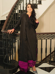 Faiza Faisal Mayal Festive Pret Embroidered Raw Silk 3Pc Suit - RANIA