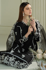 Cross Stitch Mahiri Embroidered Lawn Unstitched 3Pc Suit - RAVEN MESH
