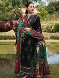 Hussain Rehar Embroidered Luxury Lawn Unstitched 3Pc Suit D-09 RAVE