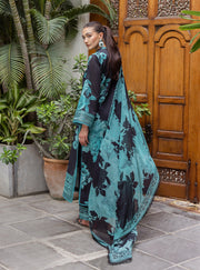 Zainab Chottani Tahra Embroidered Lawn Unstitched 3Pc Suit D-10 RAYA