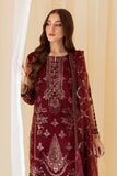 Alizeh Fashion Rang e Mehr Embroidered Net 3Pc Suit D-08 RAYA