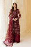 Alizeh Fashion Rang e Mehr Embroidered Net 3Pc Suit D-08 RAYA