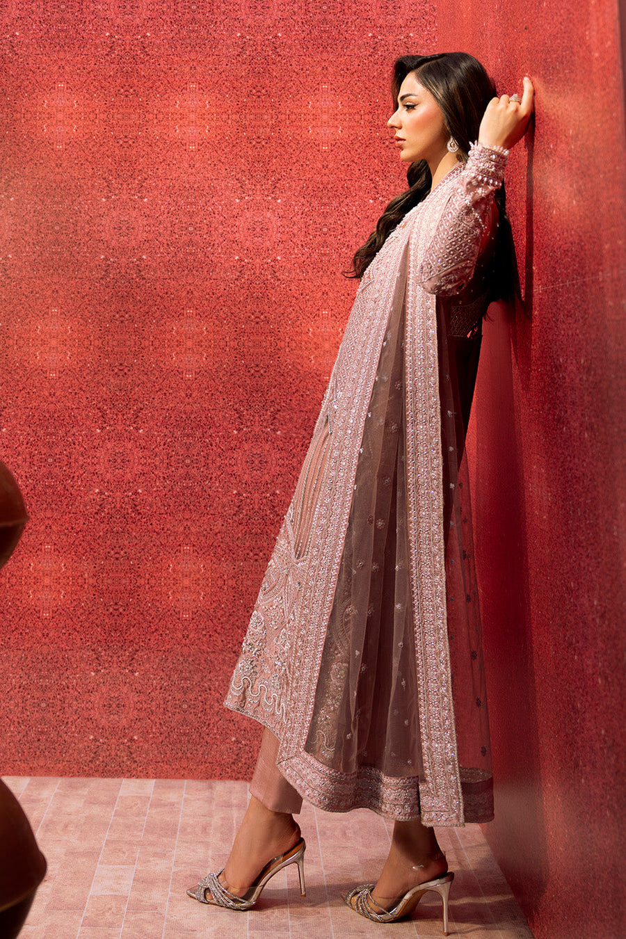 Zariya Zarnima Satin Silk Unstitched 3Pc Suit ZB5S040 RAYNA