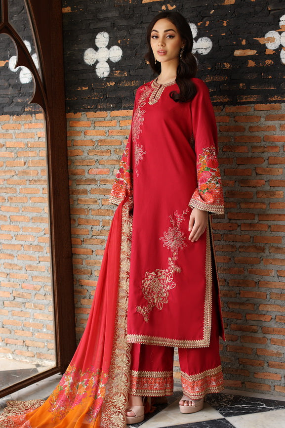 Charizma Signature Ramadan Edit Embroidered Lawn 3Pc Suit RE4-01