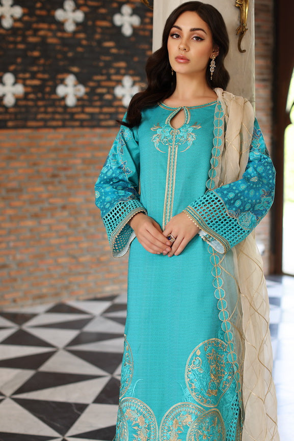 Charizma Signature Ramadan Edit Embroidered Lawn 3Pc Suit RE4-03