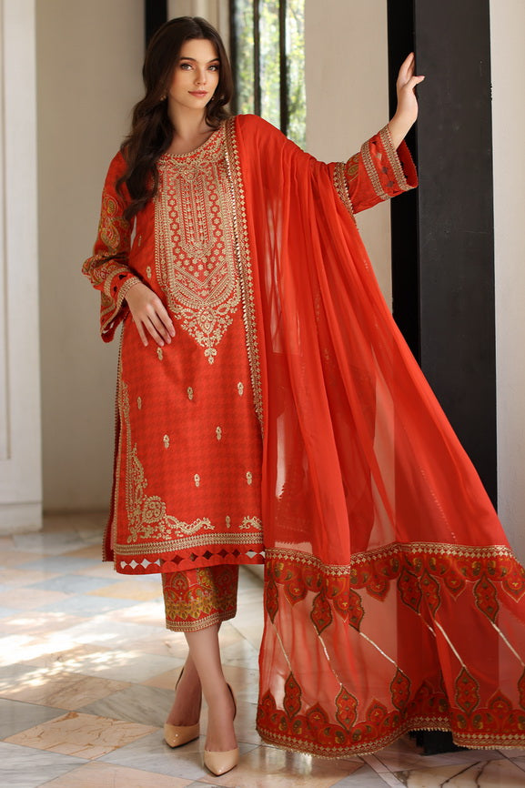 Charizma Signature Ramadan Edit Embroidered Lawn 3Pc Suit RE4-05
