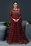 Reena by Alizeh Fashion Embroidered Chiffon Unstitched 3Pc Suit D-02 Aylin