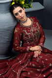 Reena by Alizeh Fashion Embroidered Chiffon Unstitched 3Pc Suit D-02 Aylin