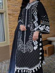 Faiza Faisal Dastaan Embroidered Khaddar Unstitched 3Pc Suit - REHA